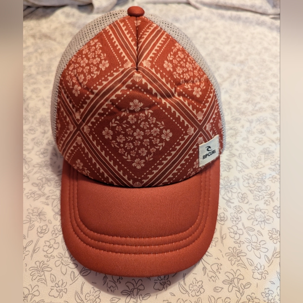 Rip Curl Womens' Orange Patterned Hat